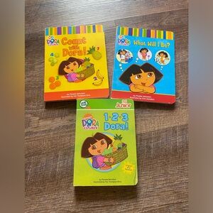Vintage kids Dora The Explorer Books lot board books Y2K